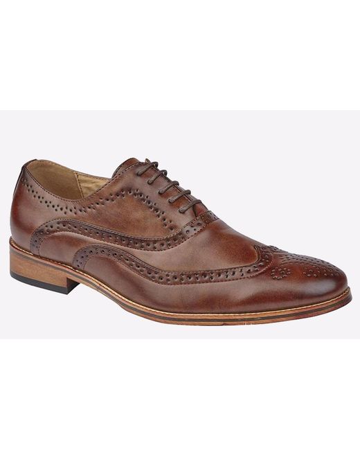 Goor Brown Akron Brogues for men
