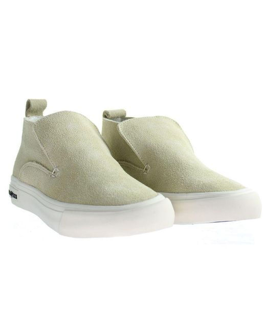 Seavees Green Huntington Middie Dune Suede Shoes Leather