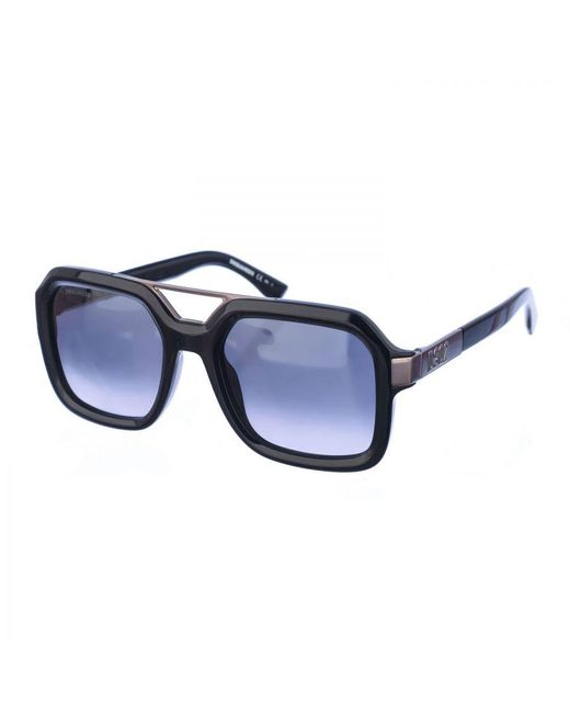 DSquared² Blue Square Shaped Acetate Sunglasses D20029S for men