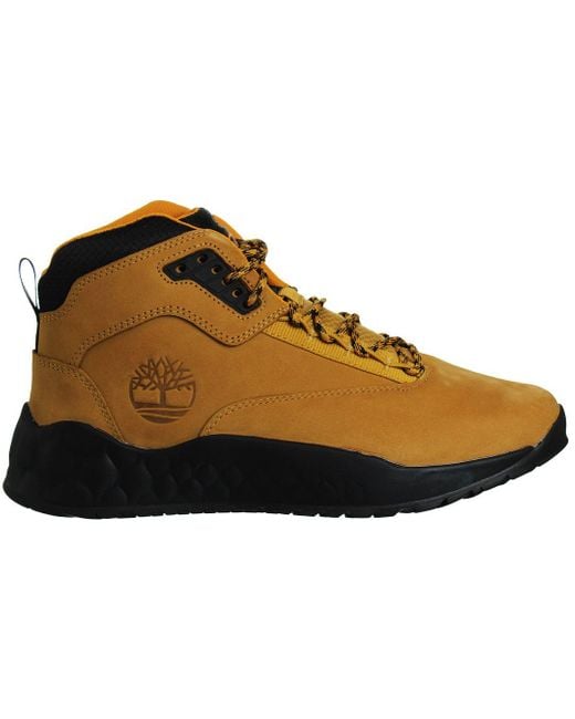 Timberland Brown Solar Wave Mid Boots for men