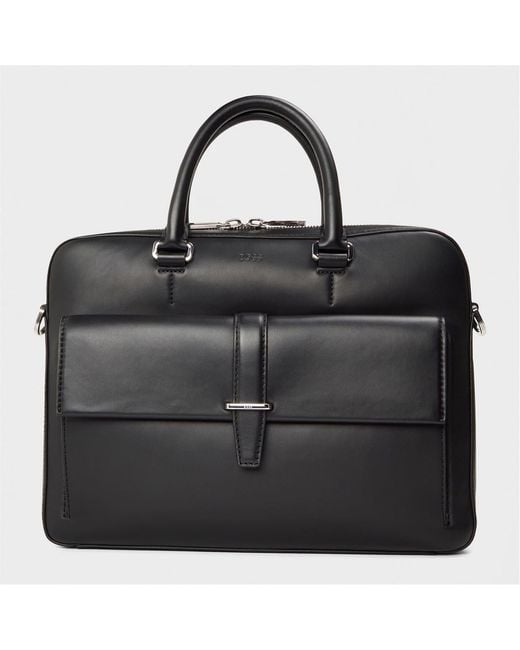 Boss Black Accessories Alaric Doc Case Briefcase With Detachable Strap for men
