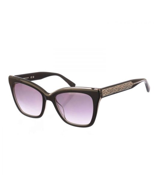 Longchamp Black Butterfly Shaped Acetate Sunglasses Lo699S