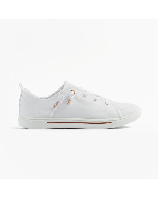 Skechers White B Cute 2.0 Trainers Canvas