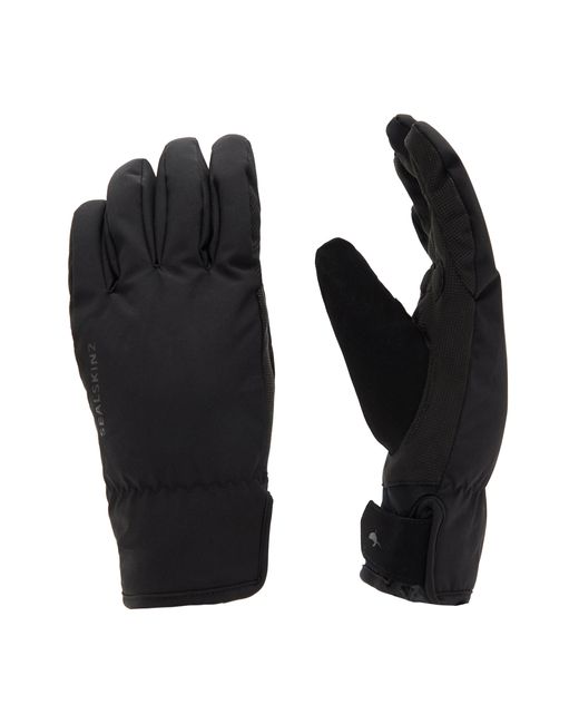 SealSkinz Black Walcott Waterproof Cold Weather Gloves for men