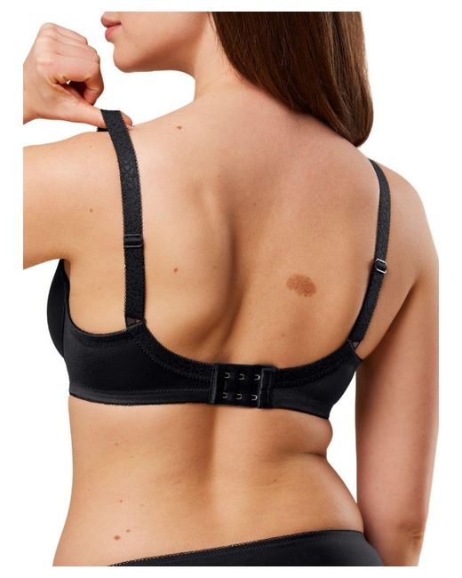 Triumph Black Amourette W01 Minimizer Bra