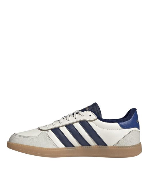 Adidas Blue Breaknet Low Top Lace-Up Sneakers