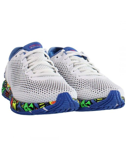 Under Armour Blue Hovr Sonic 4 Run Weird Running Trainers