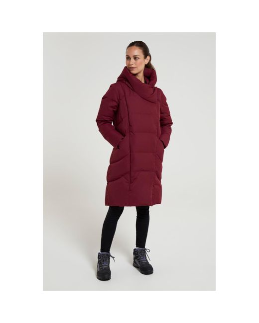 Mountain Warehouse Ladies Cosy Extreme Ii Wrap Down Jacket in Red Lyst UK