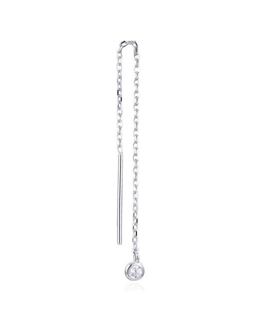 Gena Paris Metallic 'Round' 925 Sterling Drop Earring