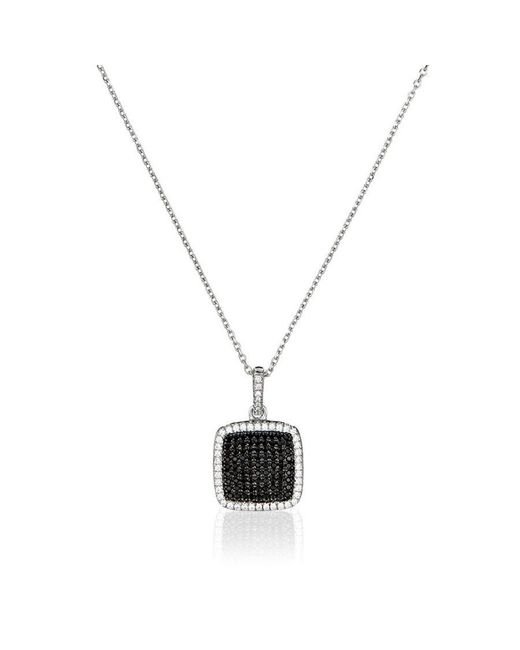 Orphelia Metallic 925 Sterling Chain With Pendant