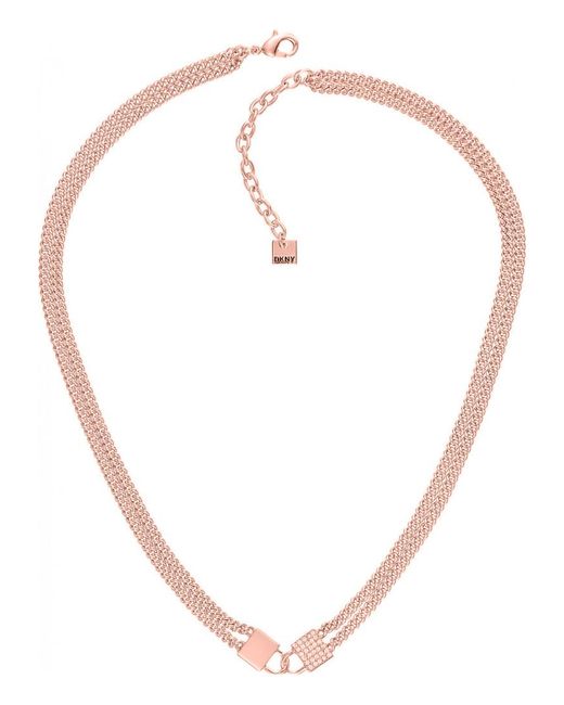 DKNY White 5520109 Ladies Necklace