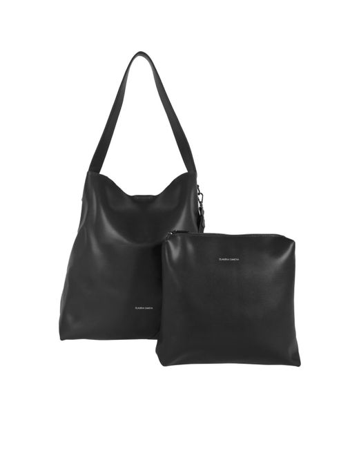 Claudia Canova Black Mono Tote Bag
