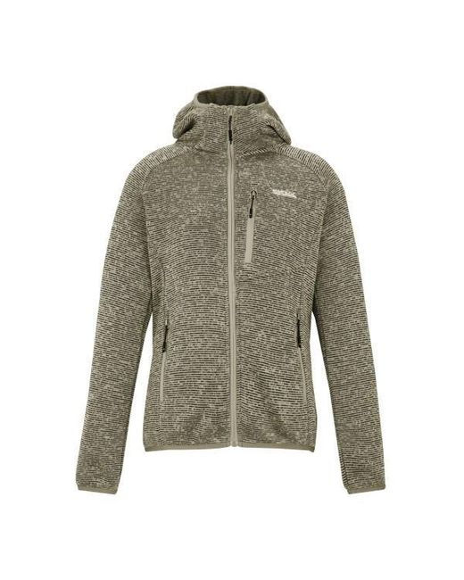 Regatta Green Ladies Newhill Hooded Fleece Jacket (Parchment)