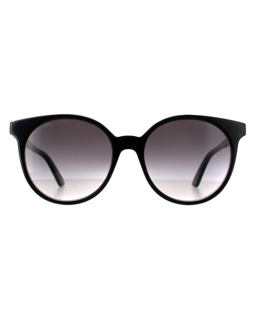 Gucci Black Round Gradient Gg0488S