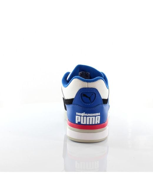 PUMA Blue Palace Guard The Hundreds Low Lace Up Trainers 371382 01 for men