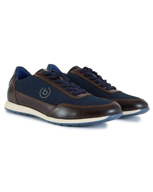 Bugatti Blue Low Profile Trainers for men