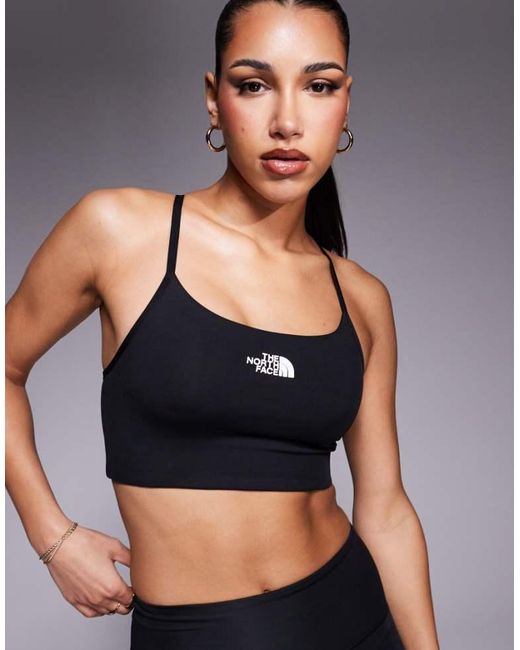 The North Face Black Flex Logo Low Support Bra