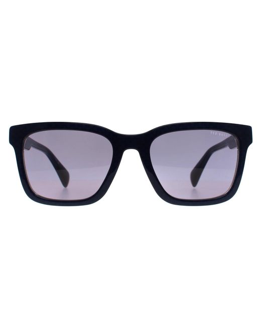 Ted Baker Blue Rectangle On Clear Tb1722 Garret