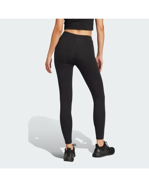 Adidas Black Essentials Linear Cotton Leggings