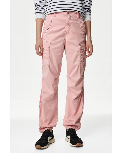 Secret Label Pink Soft Touch Cargo Trousers