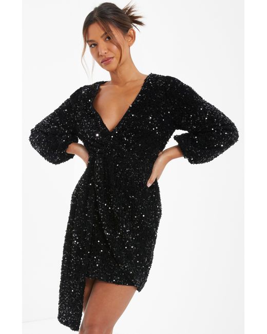 quiz long sleeve sequin dress Lace Quiz Long Sleeve Maxi Dress Quiz Long Sleeve Blue Sparkly Dress Sequin Quiz Chiffon