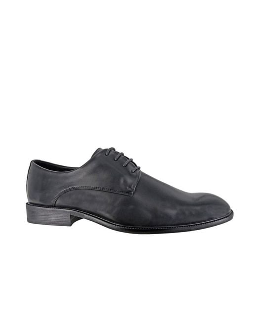 Goor Black Donvale Oxford Shoes for men
