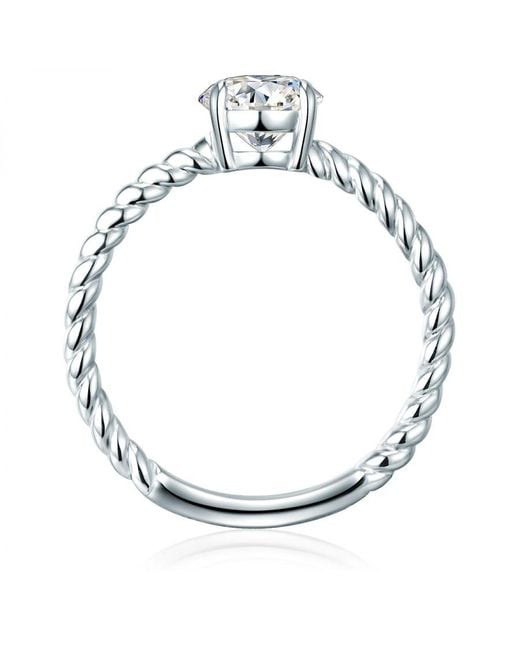 Tresor 1934 Metallic Trilani Sterling Ring