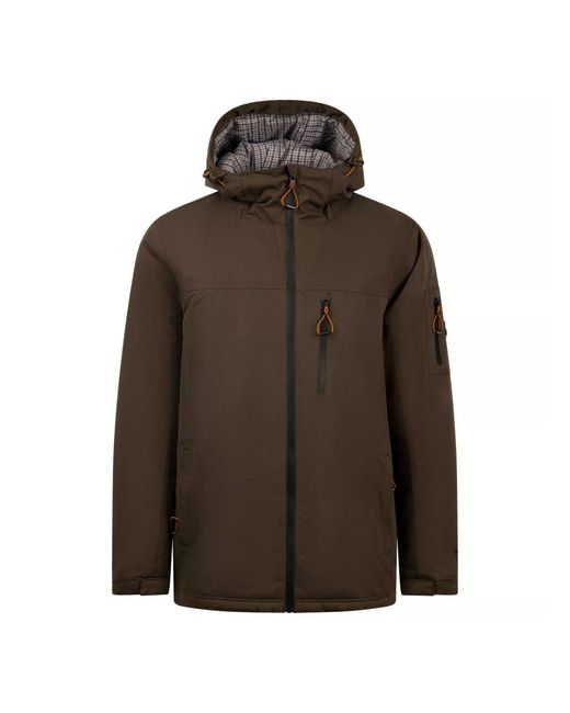 Trespass Brown Kirkbost Jacket (Dark Vine) for men
