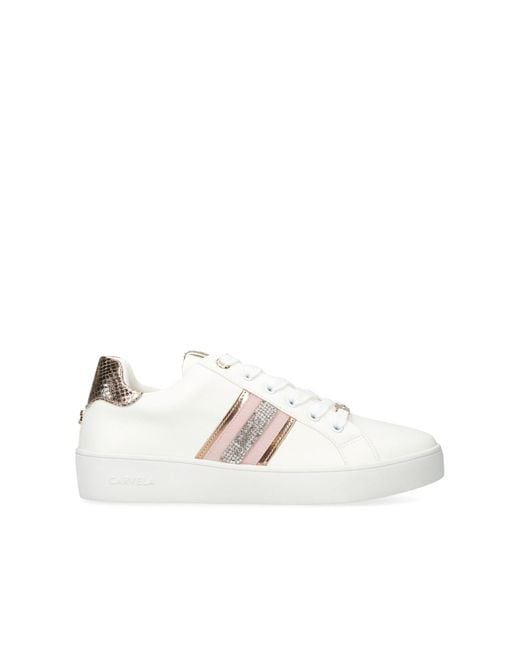 Carvela Kurt Geiger White Rapid Sneakers