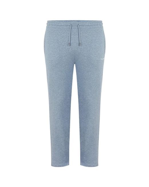 Firetrap Blue Fleece Joggers (Heather) for men