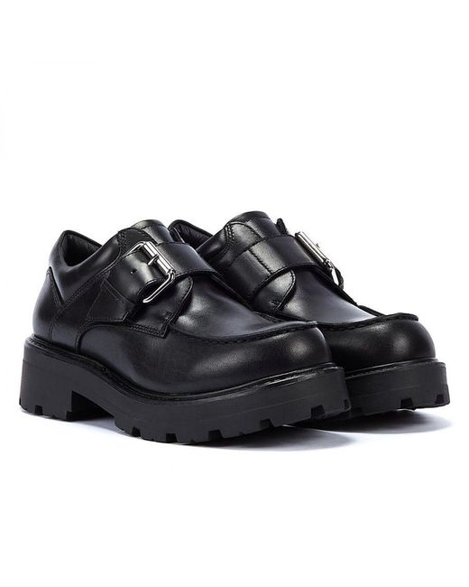 Vagabond Cosmo 2.0 Monk Black Comfort Shoes Leather