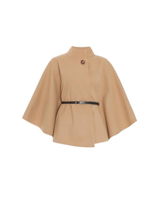 Quiz Natural Belted Cape