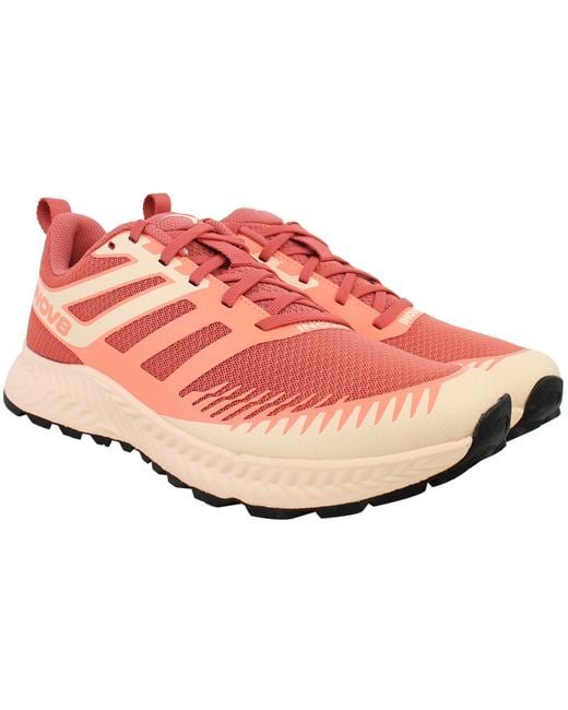 Inov-8 Pink Trailfly Dusty Rose/Pale Running Shoes (Wide Fit)