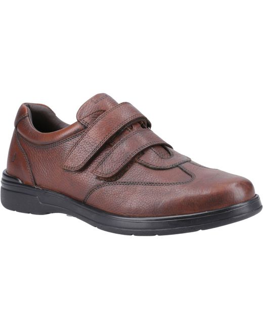 Hush Puppies Brown Magnus Leather Loafers for men