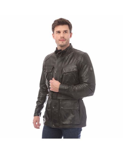 Belstaff Legacy Trialmaster Panther Jacket In Groen in het Gray voor heren