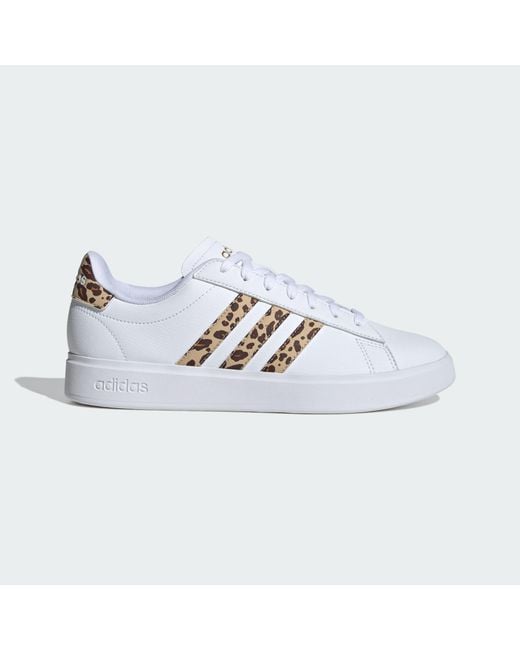 Adidas White Grand Court 2.0 Shoes