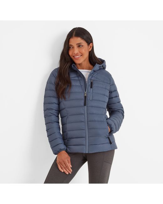 TOG24 Blue North Rds Hooded Jacket Stone Polyamide