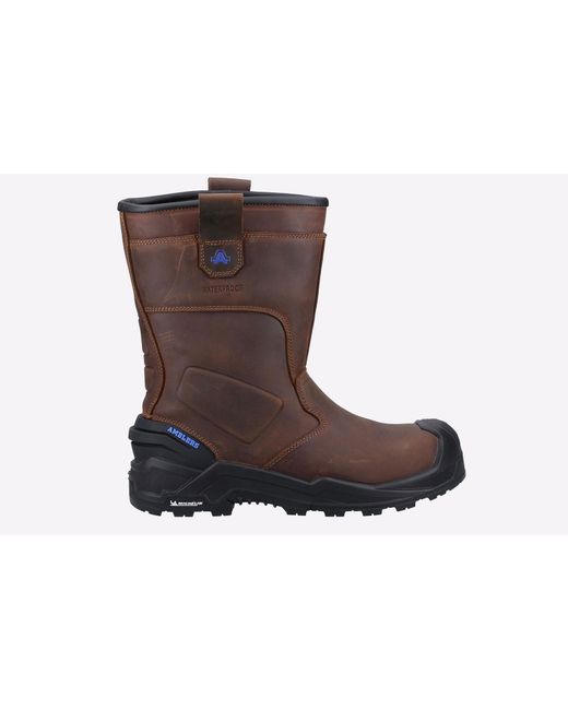 Amblers Safety Black Conqueror Rigger Boot Waterproof for men