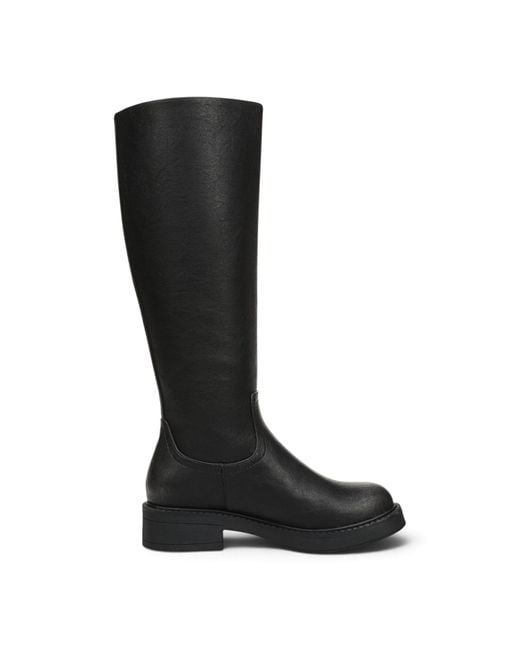 Blowfish Black Faux Leather High Riding Boots