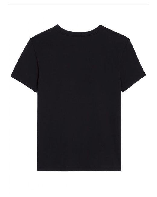 Céline Celine 3d Gebroken Bedrukt Logo T-shirt In Zwart in het Black voor heren