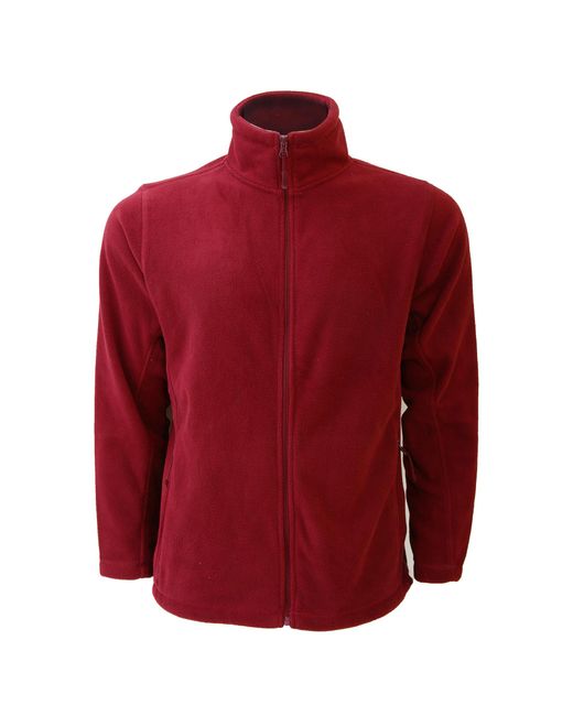 Russell Red Full Zip Outdoor Fleece Jacket (Classic) for men