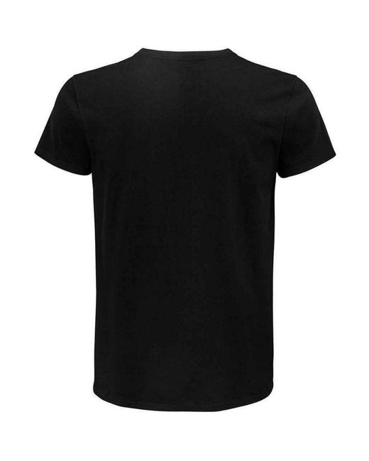 Sol's Black Adult Pioneer Organic T-Shirt (Deep)