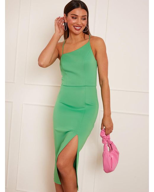 chi chi green dress Gaia Dress [hunter green] Large main image 0