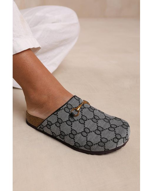 Where's That From Gray Wheres 'Dublin' Open Back Slip On Loafer With Detail