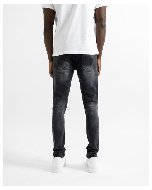 Magrit Black Rouen Ripped Jeans for men