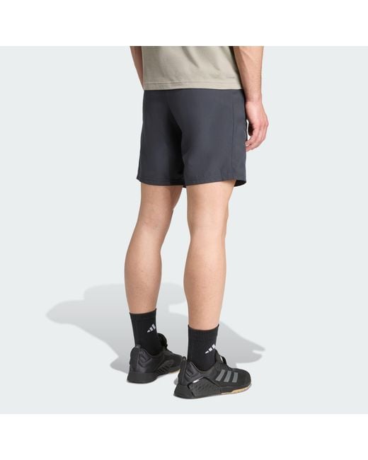 Adidas Originals Blue Primelift Graphic Short for men