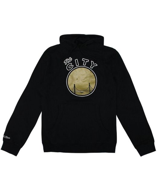 Mitchell & Ness Black Golden State Warriors Hoodie for men