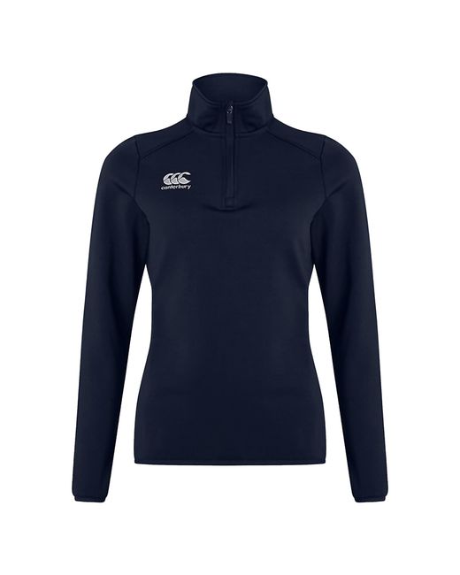 Canterbury Blue Ladies Club Quarter Zip Training Midlayer