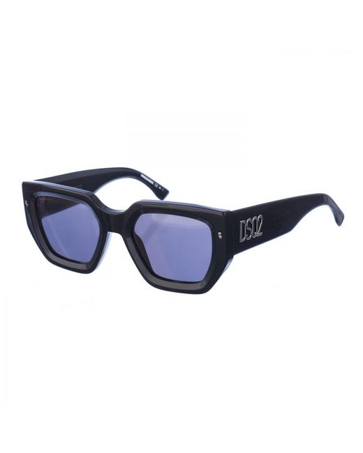 DSquared² Blue Butterfly-Shaped Acetate Sunglasses D20031S