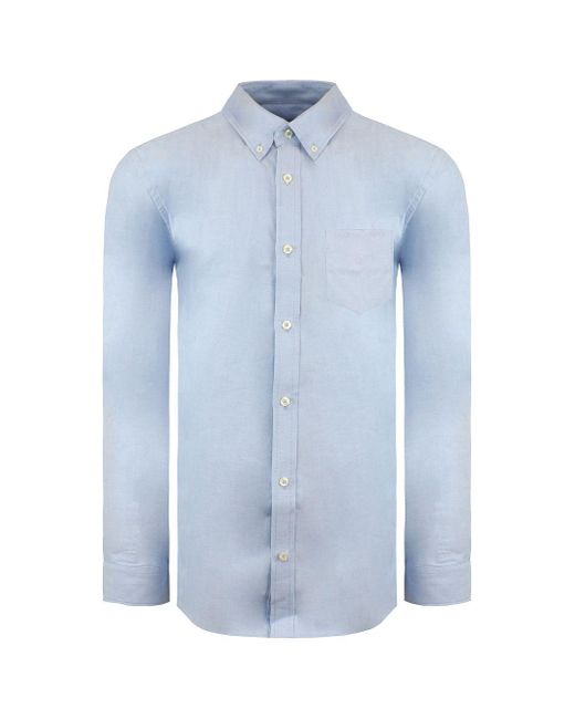 Ben Sherman Sky Oxford Overhemd in het Blue voor heren